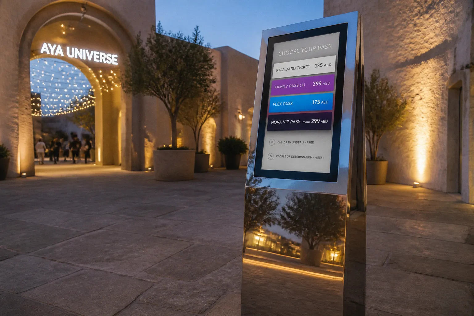 Billets pour AYA Universe : comment réserver votre visite ?
