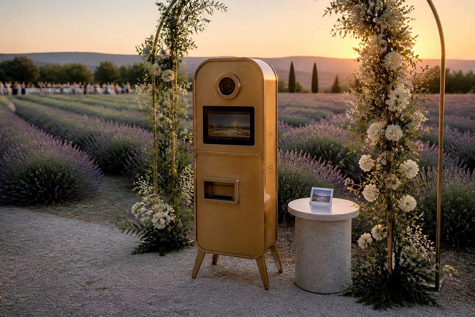 Borne photo au mariage de luxe : atout ou gadget ?