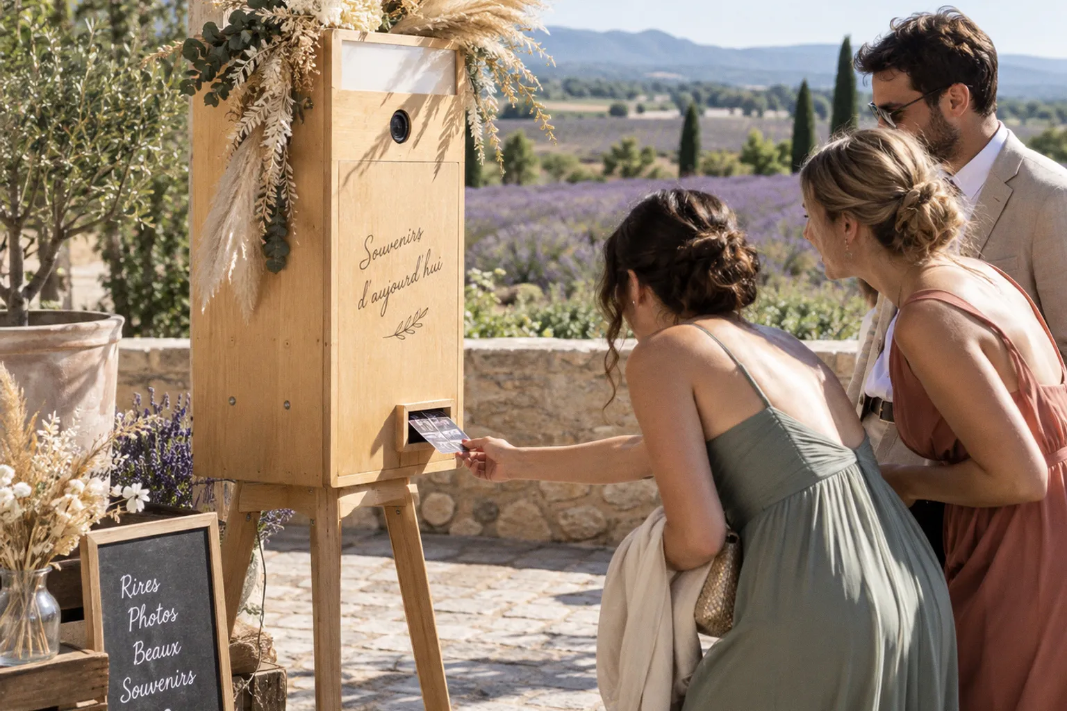 Borne photo en Provence : intégrer une animation élégante