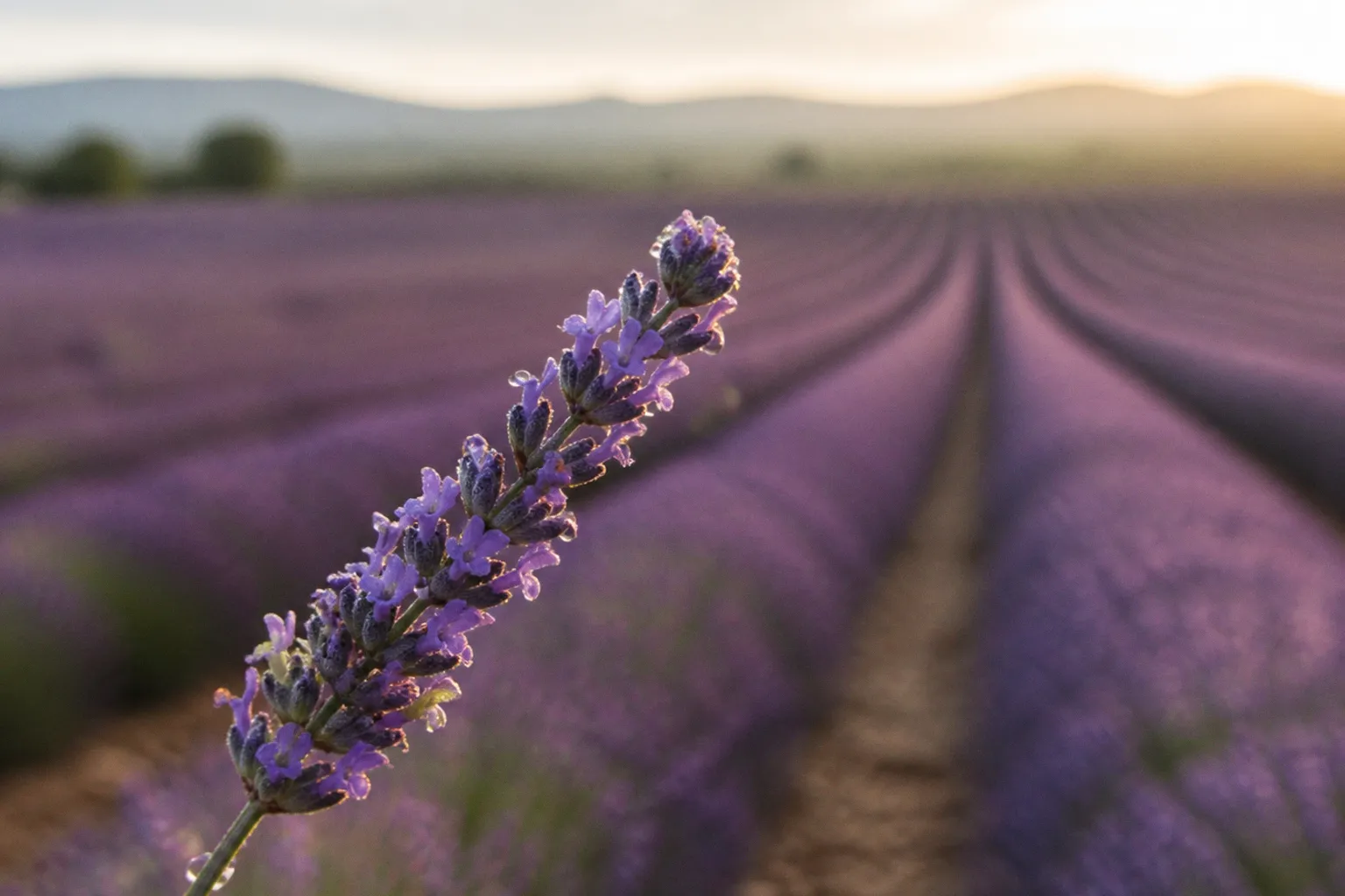 Lavandes du Luberon : la science des couleurs en photo