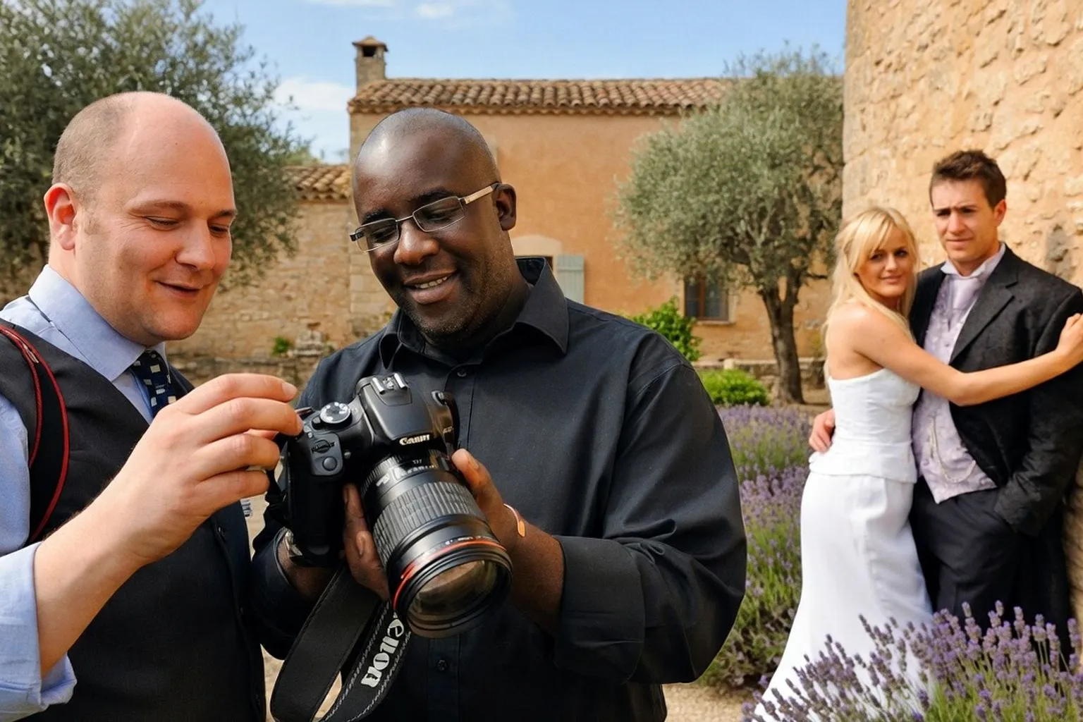 Objectifs photo pour mariages : l'art de la discrétion en Provence