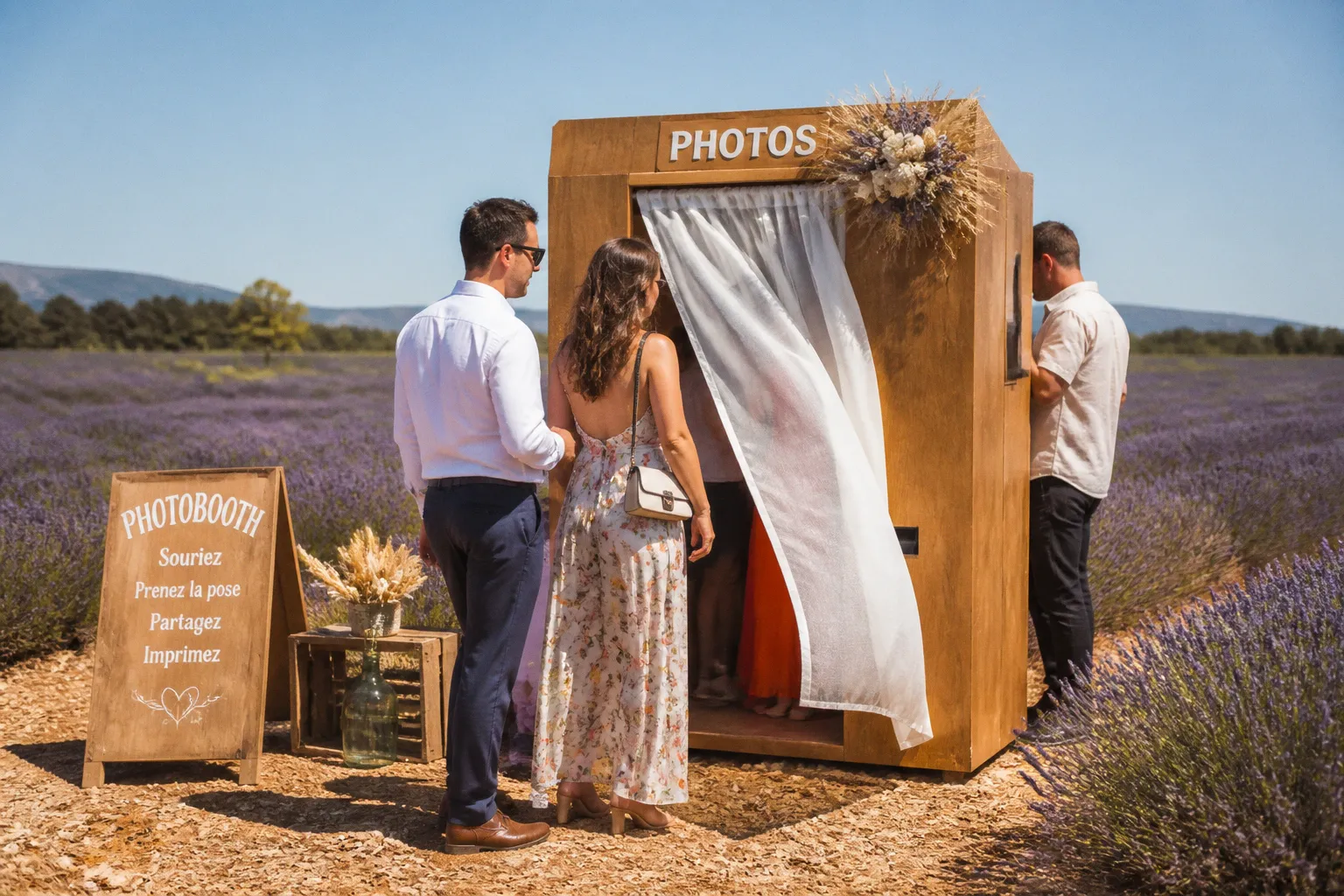 Photobooth de mariage en Provence : les critères de choix